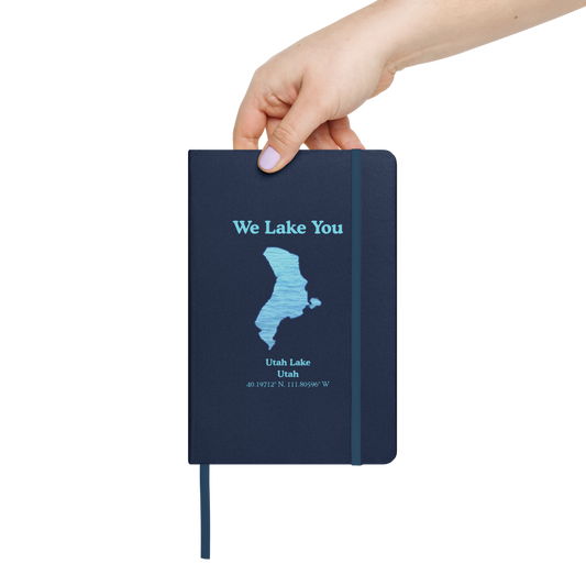 Utah Lake Guestbook - Hardcover Notebook