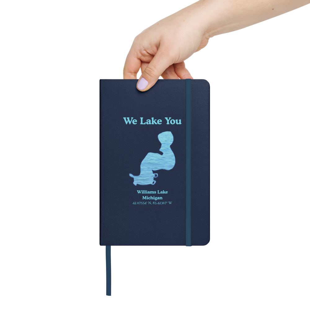 Williams Lake Guestbook - Hardcover Notebook