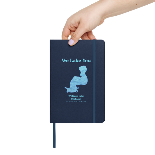 Williams Lake Guestbook - Hardcover Notebook