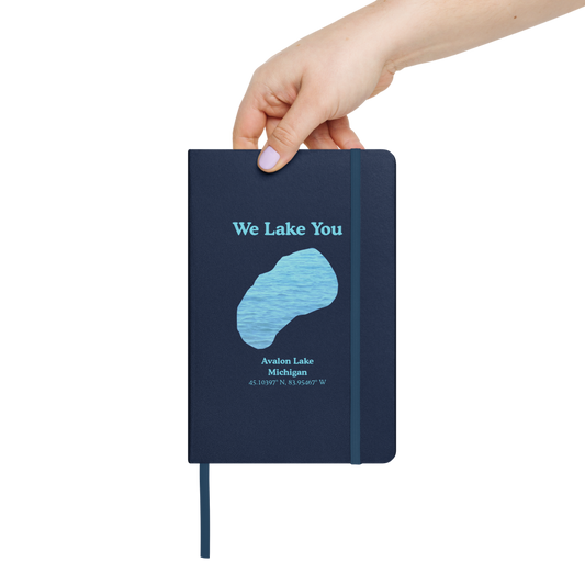 Avalon Lake Guestbook - Hardcover Notebook