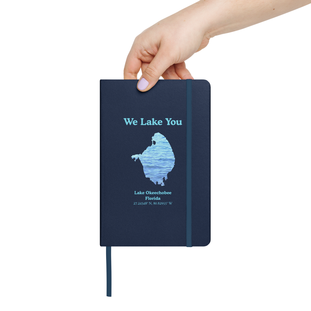 Lake Okeechobee Guestbook - Hardcover Notebook