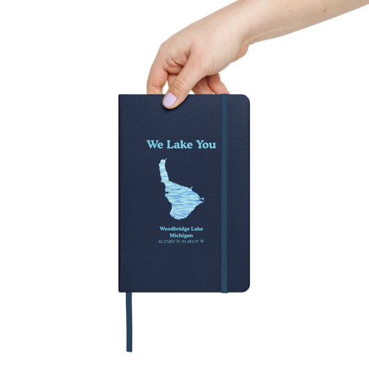 Woodbridge Lake Guestbook - Hardcover Notebook