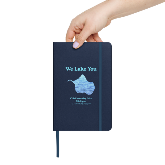 Chief Noonday Lake Guestbook - Hardcover Notebook