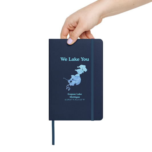 Goguac Lake Guestbook - Hardcover Notebook