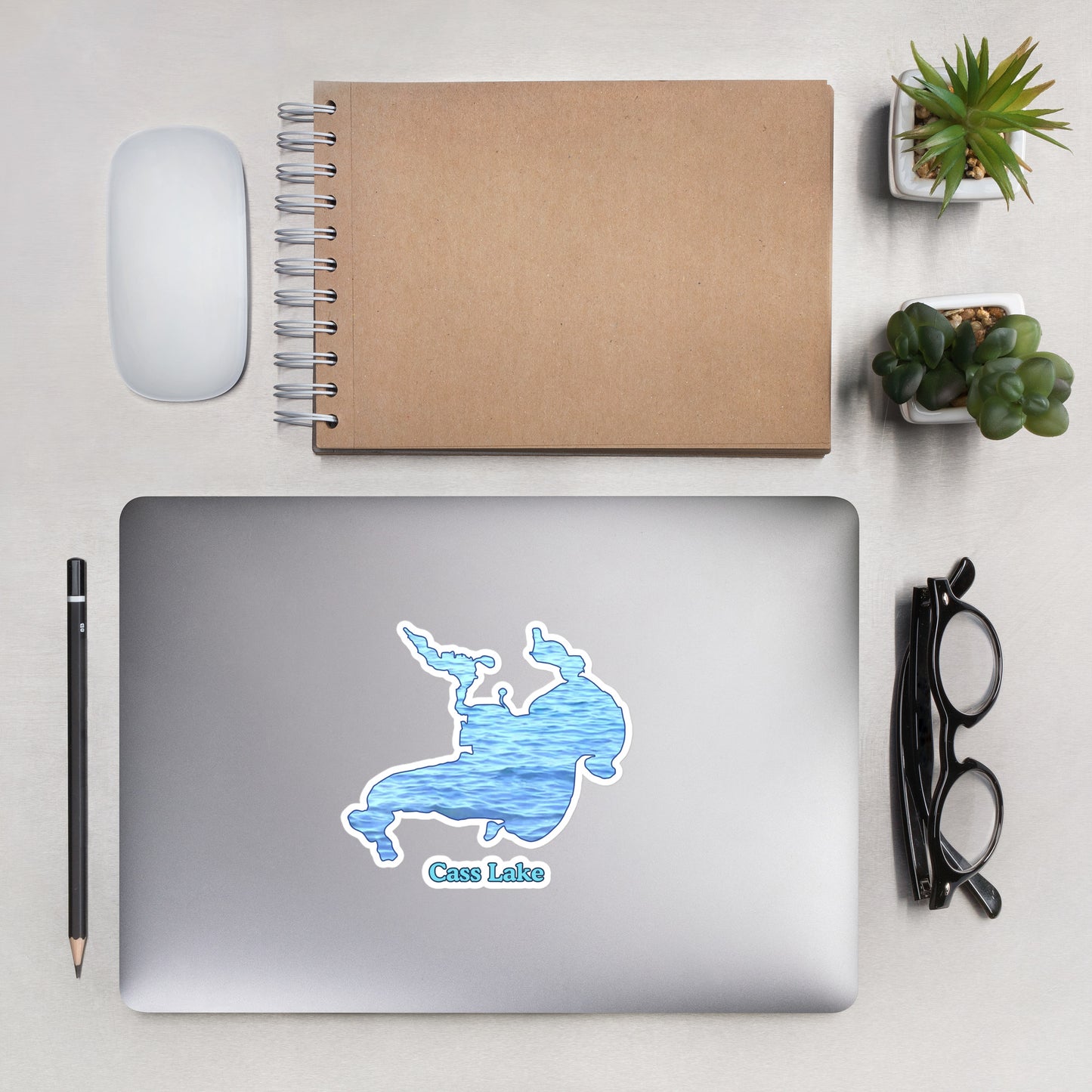 {Lake} Stickers in two sizes