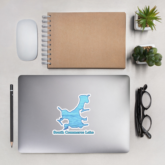 South Commerce Lake Stickers in two sizes