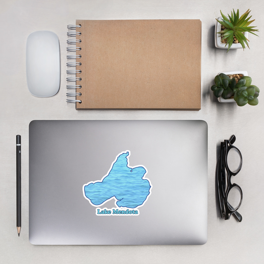 Lake Mendota Stickers in two sizes