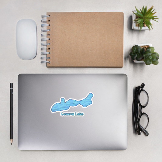 Geneva Lake Stickers in two sizes