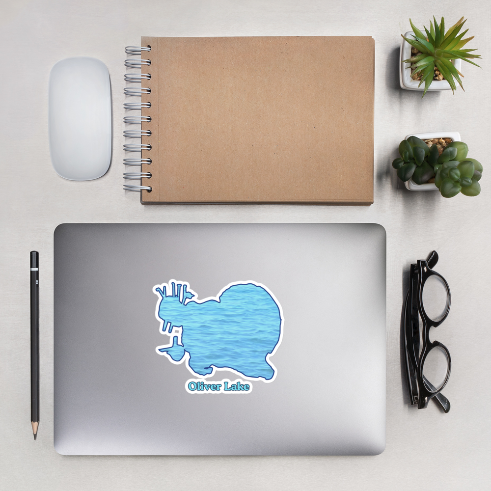 Oliver Lake Stickers in two sizes