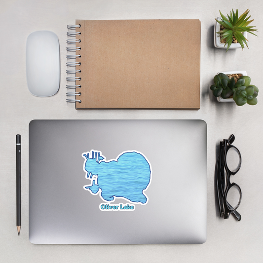 Oliver Lake Stickers in two sizes