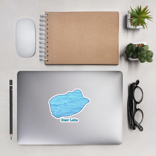 Bear Lake Stickers in two sizes