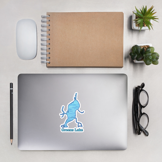 Stickers with Greens Lake - 2 sizes