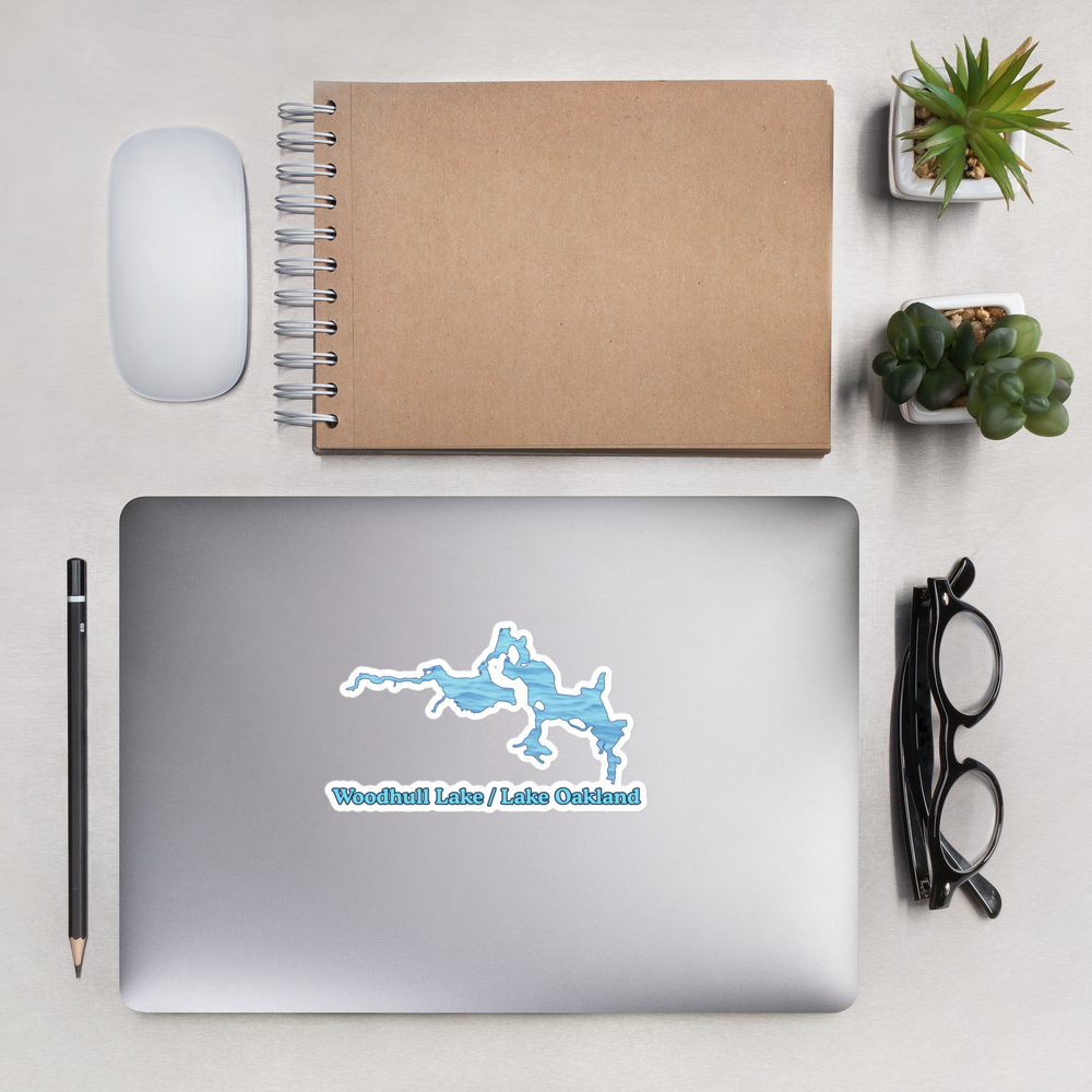 Woodhull Lake / Lake Oakland Stickers in two sizes