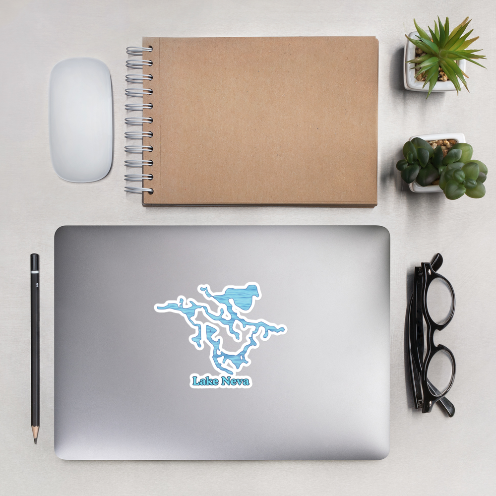 Lake Neva Stickers in two sizes