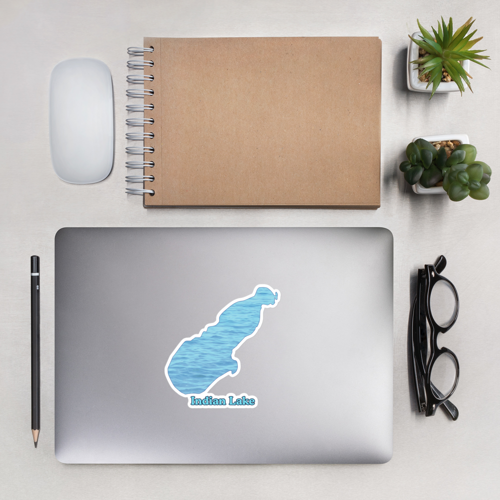Indian Lake Stickers in two sizes