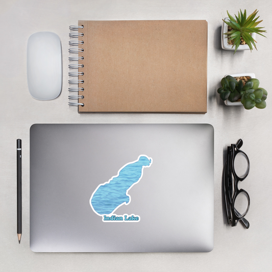 Indian Lake Stickers in two sizes