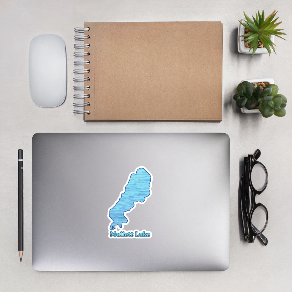Mullett Lake Stickers in two sizes