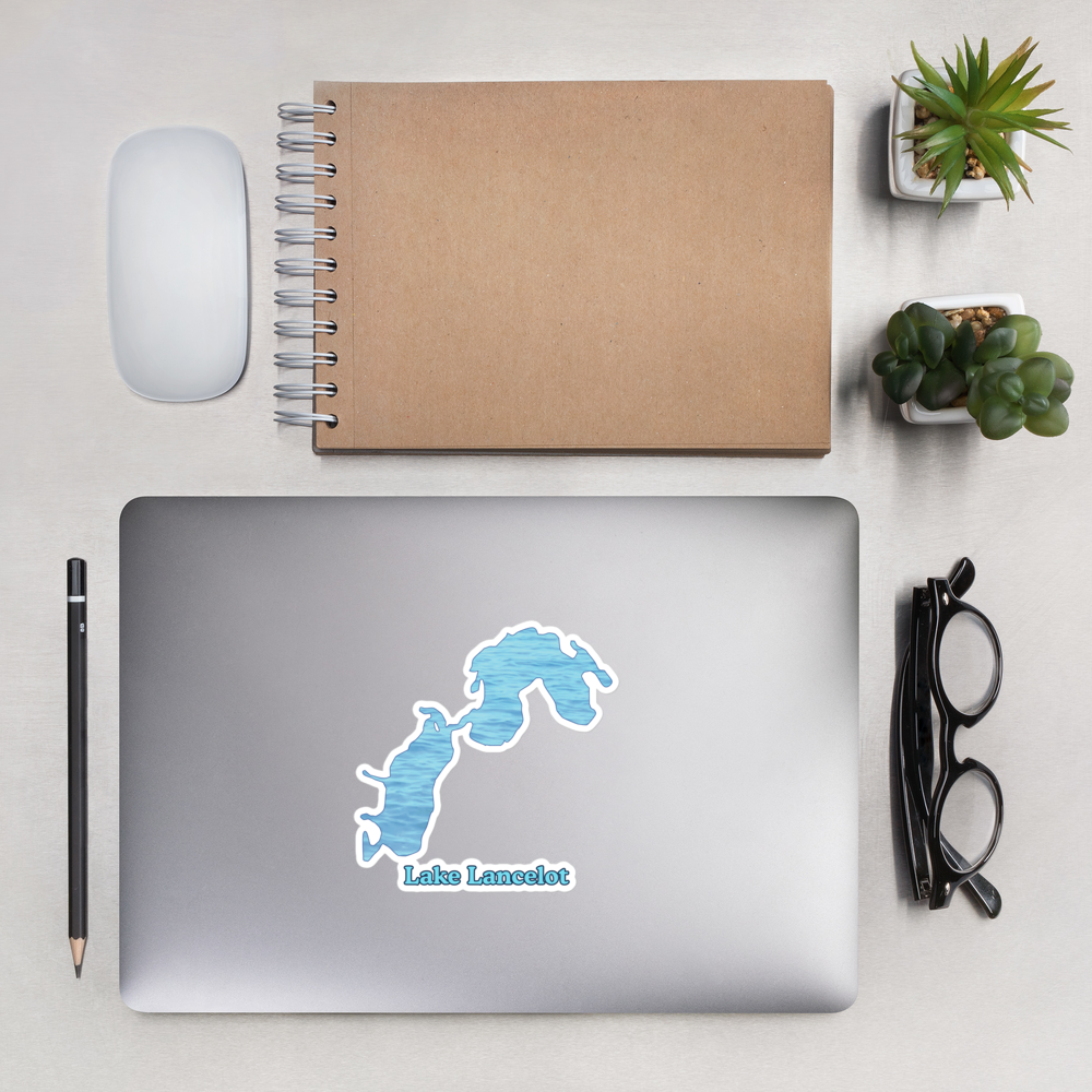 Lake Lancelot Stickers in two sizes