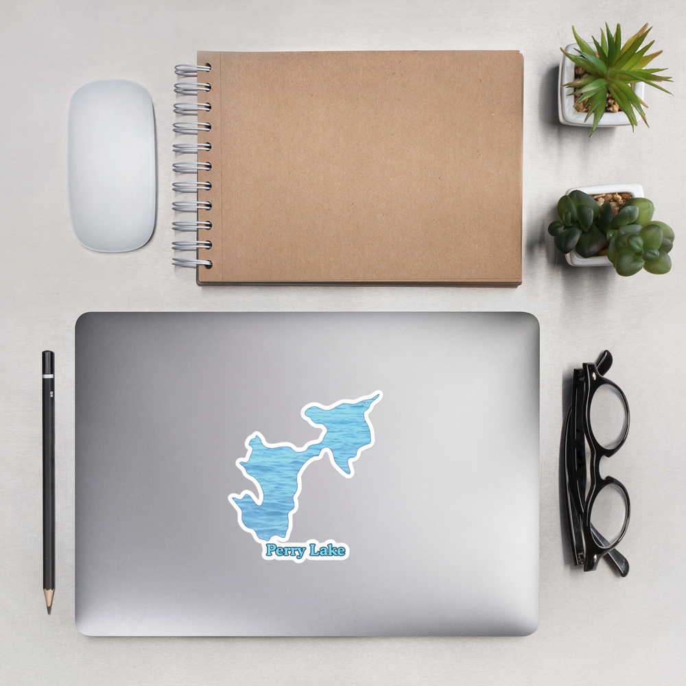 Perry Lake Stickers in two sizes
