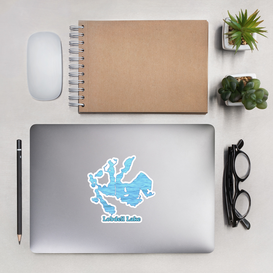 Lobdell Lake Stickers in two sizes
