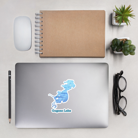 Goguac Lake Stickers in two sizes
