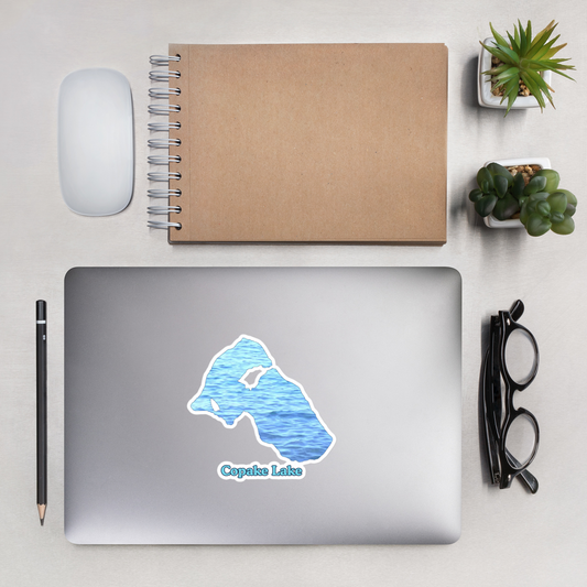 Copake Lake Stickers in two sizes