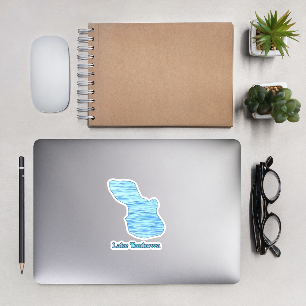 Lake Tonkowa Stickers in two sizes