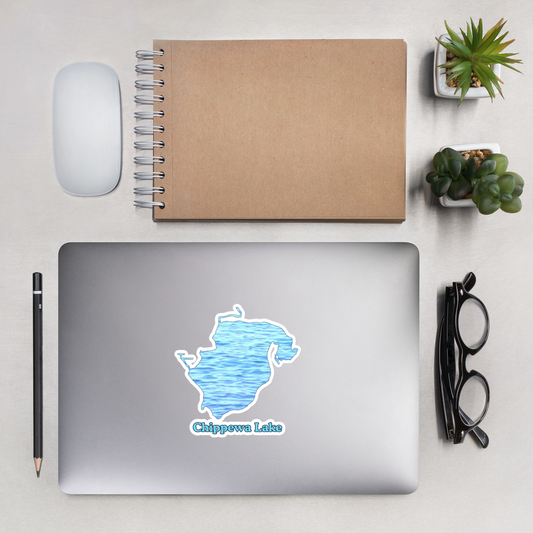 Chippewa Lake Stickers in two sizes