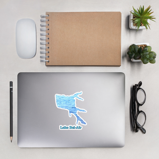 Lake Bel-Air Stickers in two sizes