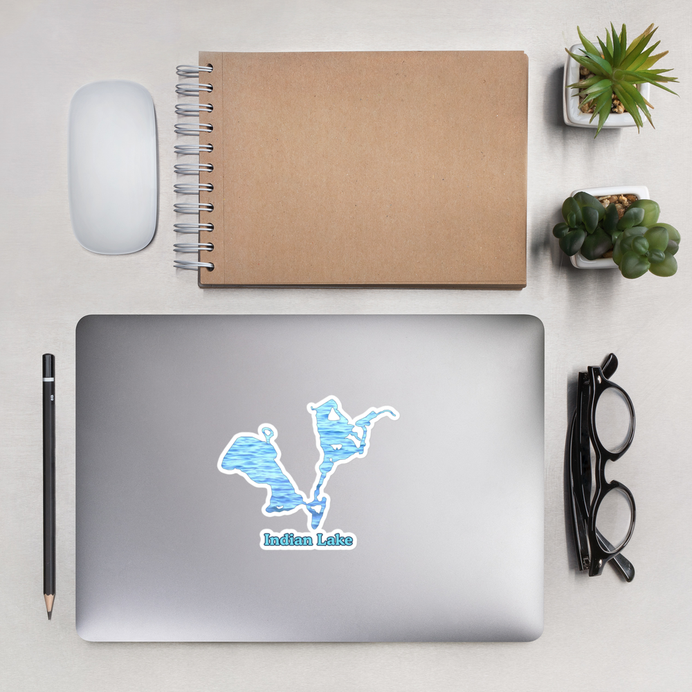 Indian Lake Stickers in two sizes