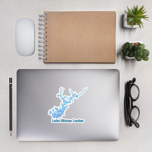 Lake Sidney Lanier Stickers in two sizes