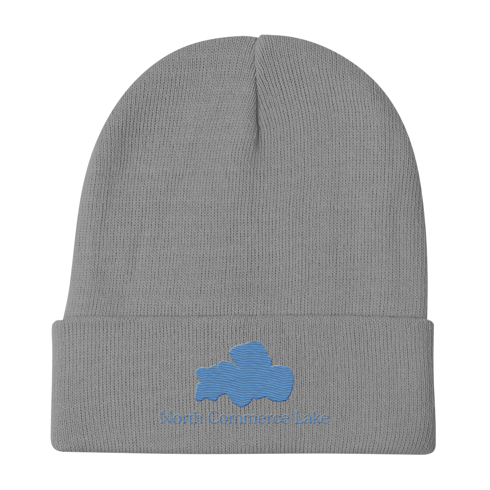 North Commerce Lake Embroidered Beanie Hat