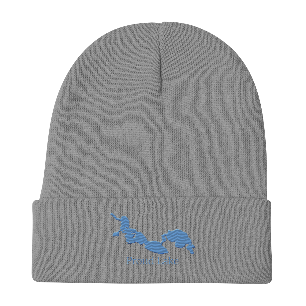 Proud Lake Embroidered Beanie Hat