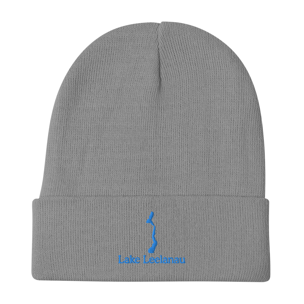 Lake Leelanau Embroidered Beanie Hat