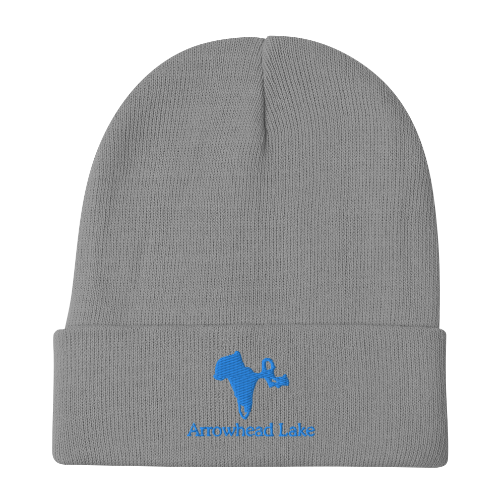 Arrowhead Lake Embroidered Beanie Hat