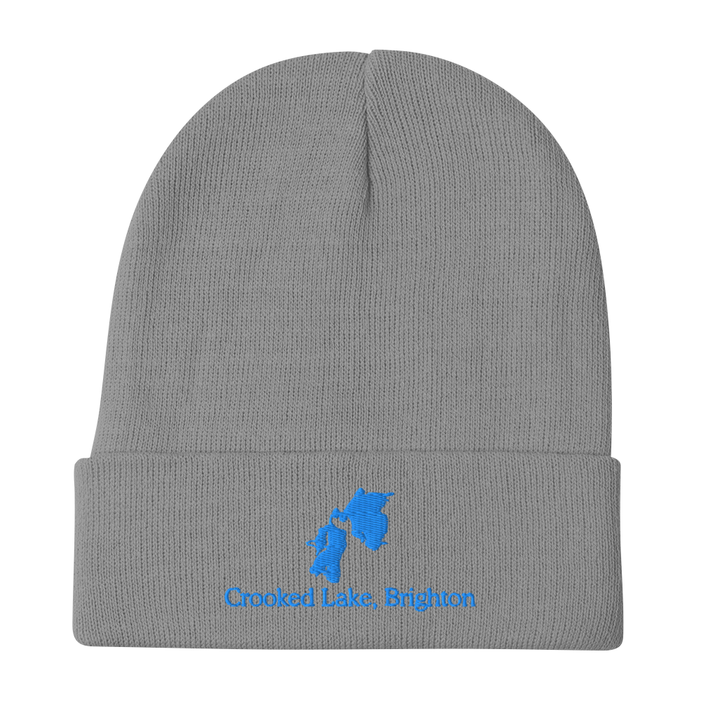 Crooked Lake, Brighton Embroidered Beanie Hat