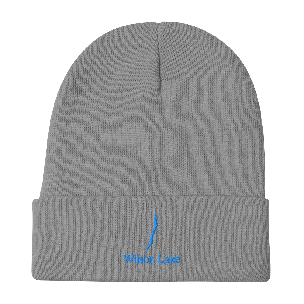 Wilson Lake Embroidered Beanie Hat