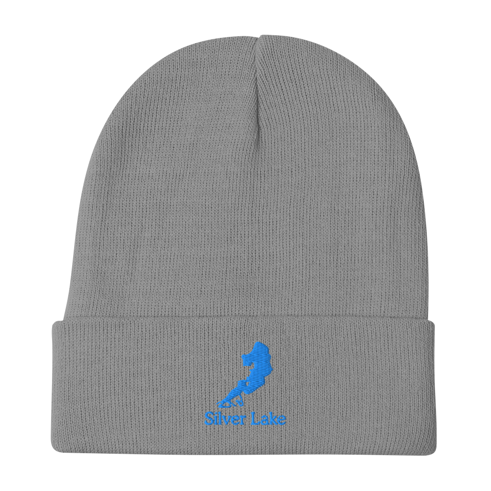 Silver Lake Embroidered Beanie Hat