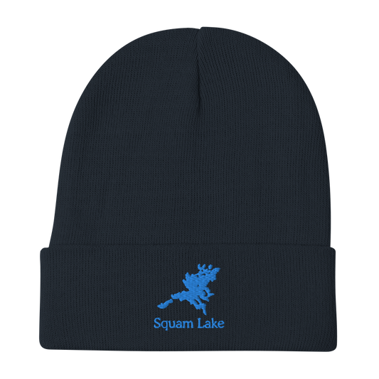 Squam Lake Embroidered Beanie Hat