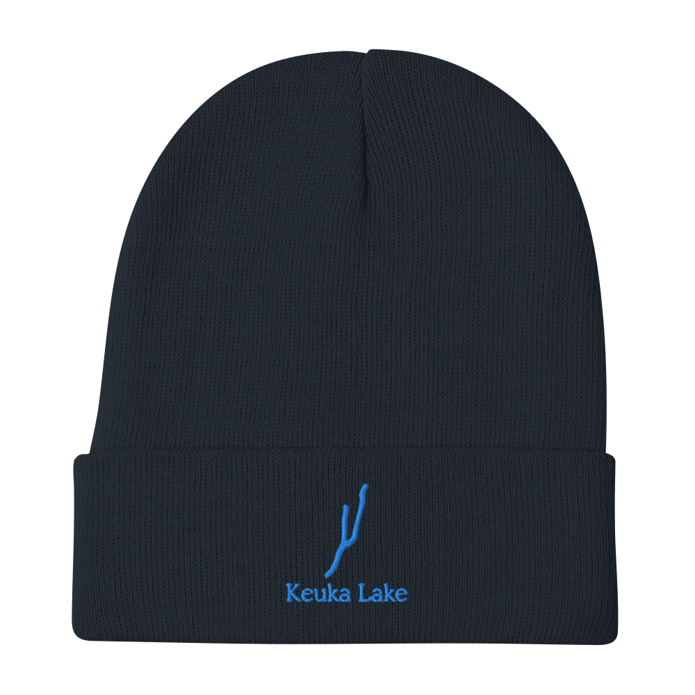 Keuka Lake Embroidered Beanie Hat