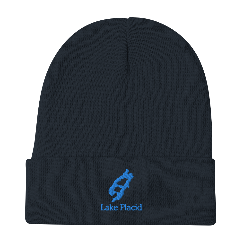 Lake Placid Embroidered Beanie Hat