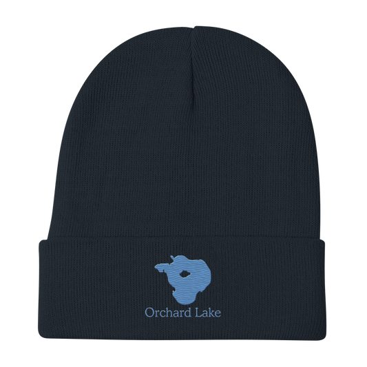Orchard Lake Embroidered Beanie Hat