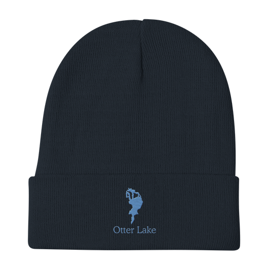 Otter Lake Embroidered Beanie Hat