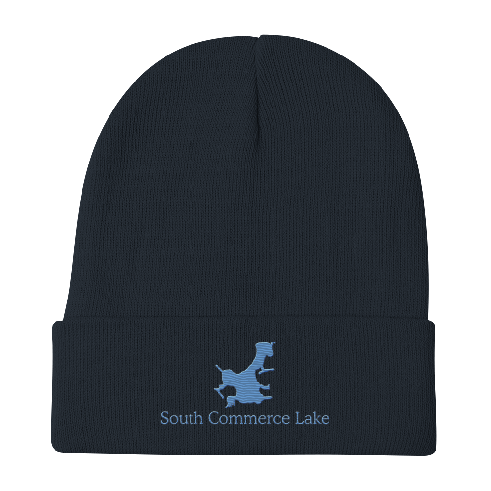 South Commerce Lake Embroidered Beanie Hat