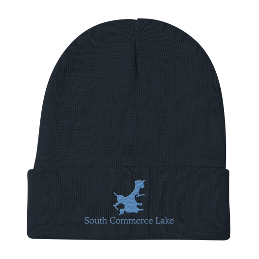 South Commerce Lake Embroidered Beanie Hat