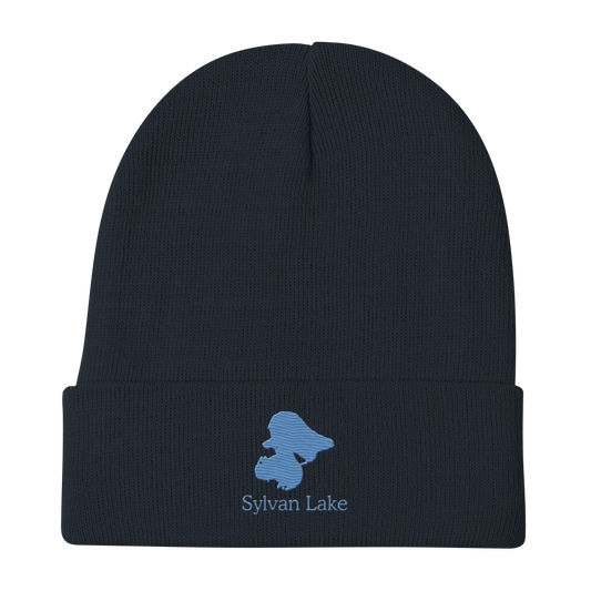 Sylvan Lake Embroidered Beanie Hat