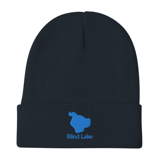 Blind Lake Embroidered Beanie Hat