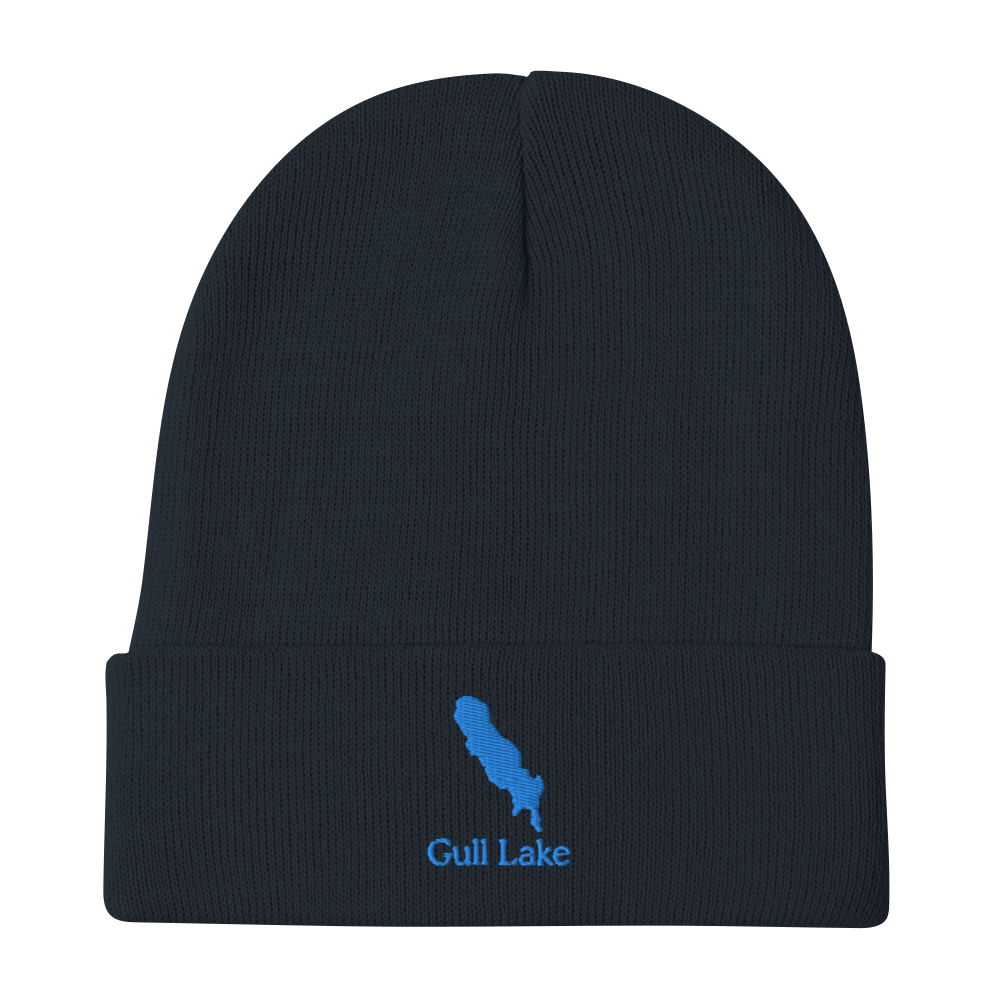 Gull Lake Embroidered Beanie Hat