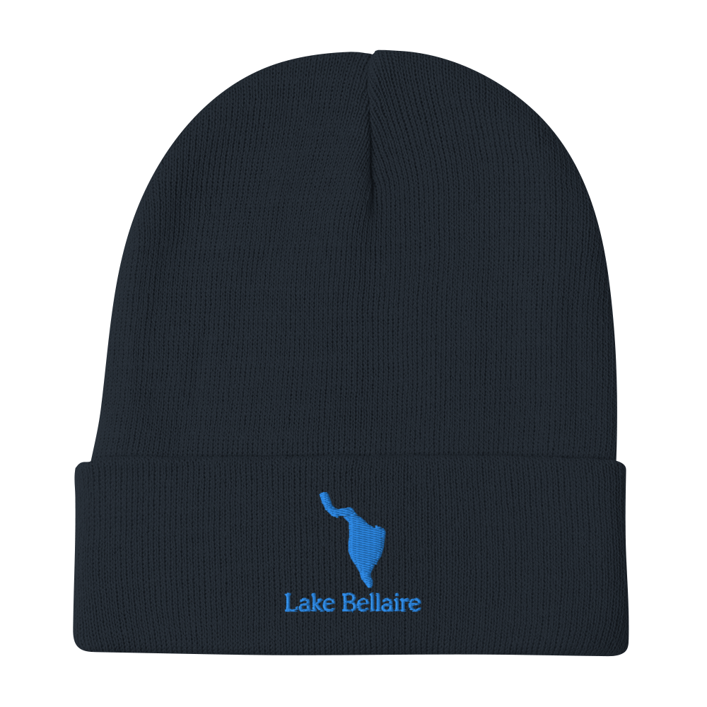 Lake Bellaire Embroidered Beanie Hat