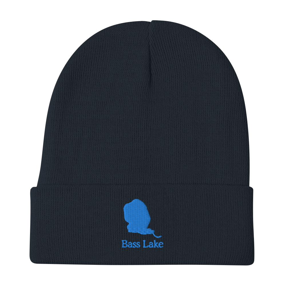 Bass Lake Embroidered Beanie Hat